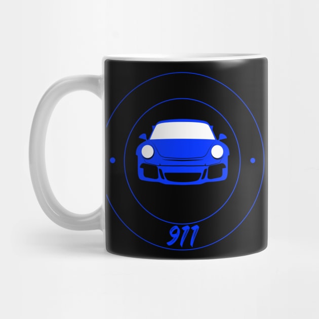 Porsche 911 GT3 RS Sapphire Blue by Carsncoolstuff